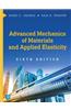 Advanced Mechanics of Materials and Applied Elasticity