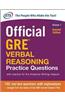 Official GRE Verbal Reasoning Practice Questions, Second Edition, Volume 1