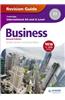 Cambridge International As/A Level Business Revision Guide 2nd Edition