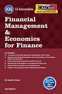 Taxmann's CRACKER for Financial Management & Economics for Finance - Covering Past Exam Questions, RTPs & MTPs of ICAI, Chapter-wise Summary Notes with Formulae | CA-Inter | May 2022 Exams