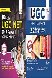 UGC NET Paper 1 - 40 Solved Papers (2019 to 2004) - Set of 2 Books