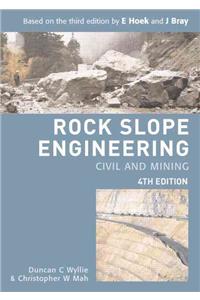 Rock Slope Engineering: Civil and Mining