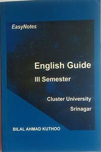 ENGLISH GUIDE, III Semester Cluster University Srinagar