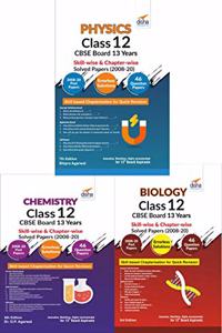 Physics, Chemistry, Biology Class 12 CBSE Board 13 Years Skill-wise & Chapter-wise Solved Papers (2008 - 20) 3nd Edition