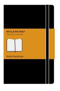 Moleskine Pocket Hardcover Ruled Notebook Black