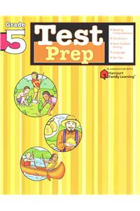 Test Prep: Grade 5 (Flash Kids Harcourt Family Learning)