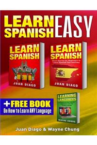 Learn Spanish, Learn Spanish with Short Stories: 3 Books in 1! A Guide for Beginners to Learn Conversational Spanish & Short Stories to Learn Spanish Fast ... Learn Language, Foreign Language)