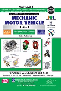 Asian NSQF Level-5 Mechanic Motor Vehicle 3 in 1 Trade Theory For Annual A.I.T.T. Examination of 2nd Year