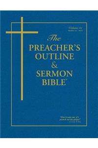 Preacher's Outline & Sermon Bible-KJV-Matthew 1