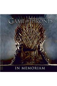 Game of Thrones: In Memoriam