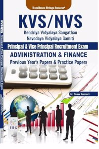 KVS / NVS Principal & Vice Principal Recruitment Exam, Administration and Finance Previous Year Papers & Practice Paper