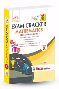 DINESH Publications' Exam Cracker MATHEMATICS Class 10 (2021-2022) (CBSE Question Bank Class 10 2022)