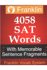 Franklin 4058 SAT Words With Memorable Sentence Fragments