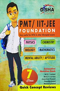 Pmt/ Iit-Jee Foundation For Class 7 (Science/ Maths/ Mental Ability) 2Nd Edition