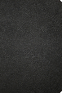 NASB Large Print Thinline Bible, Holman Handcrafted Collection, Black Premium Goatskin