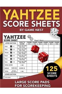 Yahtzee Score Sheets