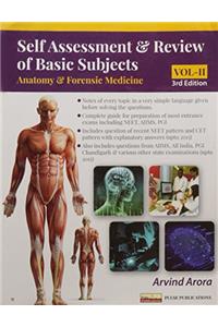 Self Assessment & Review Of Baisc Subjects Anatomy And Forensic MEdicine Vol- II 3ed 2016