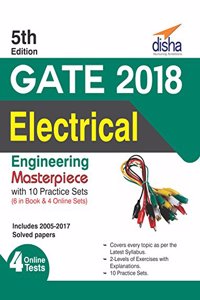 GATE 2018 Electrical Engineering Masterpiece with 10 Practice Sets (6 in Book + 4 Online)