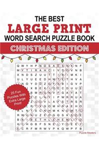 Best Large Print Christmas Word Search Puzzle Book