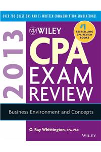 Wiley Cpa Exam Review 2013, Business Environment And Concepts