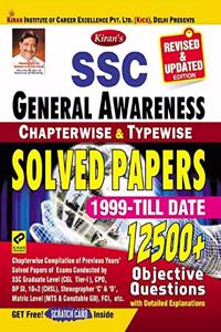 Kiran Ssc General Awareness Chapterwise And Typewise Solved Papers 12500+ Objective Questions (English Medium) (3065)