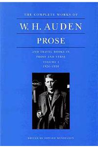 The Complete Works of W. H. Auden: Prose, Volume I