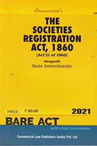 Commercial's The Societies Registration ACT, 1860 - 2021edition