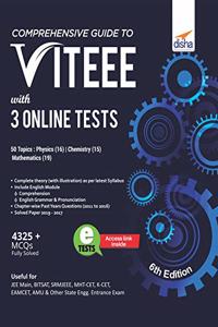 Comprehensive Guide to VITEEE with 3 Online Tests 6th Edition