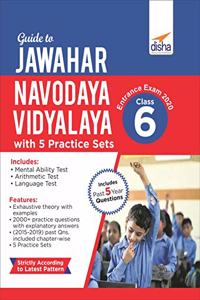 Guide to Jawahar Navodaya Vidyalaya Entrance Exam 2020 Class 6 with 5 Practice Sets