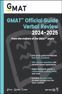 GMAT Official Guide Verbal Review 2024-2025: Book + Online Question Bank