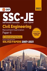 SSC Junior Engineer Paper II - Civil Engineering - Conventional Solved Papers (Exams Held between 2007-2021)