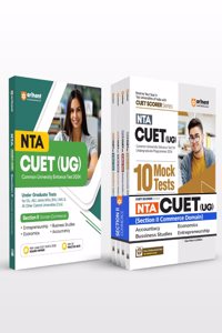 Arihant CUET UG Exam Guide For Section 2 Commerce Domain and Mock Tests For Accountancy,Economics,Business Studies,Entrepreneurship For CUET 2024 Exams(Set of 5 Books)