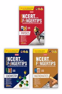 MTG Objective NCERT at your FINGERTIPS For JEE Main & Advanced - Physics, Chemistry & Mathematics (Set of 3 Books) | NCERT Notes with HD Pages, Exam Archive & MCQs | Based on Latest & Revised Syllabus 2024-25