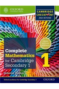 Complete Mathematics for Cambridge Secondary 1 Student Book 1