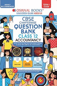 Oswaal CBSE MCQs Question Bank Chapterwise For Term-I, Class 12, Accountancy (With the largest MCQ Question Pool for 2021-22 Exam)