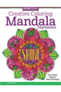 Creative Coloring Mandala Expressions