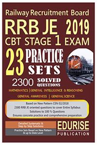 Railway Recruitment Board Rrb Junior Engineer 2019 Cbt Stage 1 Exam 23 Practice Sets 2300 Solved Questions