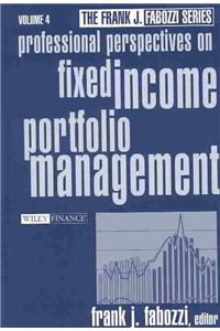 Professional Perspectives on Fixed Income Portfolio Management