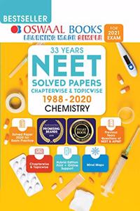 Oswaal NEET Question Bank Chapterwise & Topicwise Chemistry Book (For 2021 Exam)