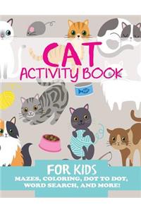 Cat Activity Book for Kids