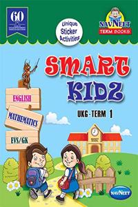 Navneet Term Book-Smart Kidz UKG Term 1 SR.K.G.|English| Pre School Book|