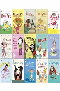 Walker Stories Books Collection 15 Books Bundle (Comings and Goings at Parrot Park, Parrot Park, Our Gags, Toffee and Pie, Handa's Surprising Day, Ellie and Granny Mac, Lollylegs, Nelson,....)