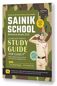 Sainik School Class 9 Entrance Exam Guide Book (AISSEE) With Latest Solved Papers for 2021