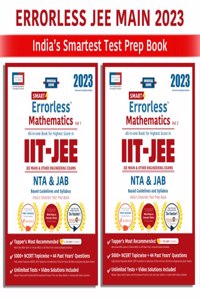 Smart Errorless Mathematics JEE Main 2023 - (Vol 1 & 2) | JAB NTA Based | India's Smartest Test Prep Book | Video Concepts & Solutions | Mind-maps | Mobile App | Universal Books