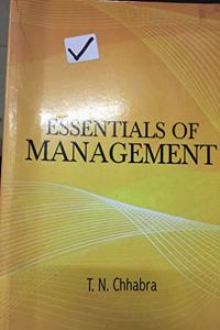 Essentials Of Management