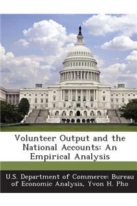 Volunteer Output and the National Accounts