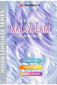 Learn Malayalam in a Month