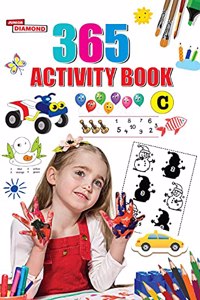 365 Activity Book 3 (Match the Pair, Find the Difference, Maze, Crossword, Dot to Dot , Colouring)