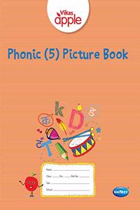 Navneet Apple Phonic (5) Picture Book SR.K.G. |English| Pre School Book|