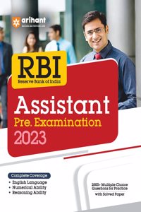 Arihant RBI (Reserve Bank of India) Assistant Pre Exam Guide For 2023 Exams